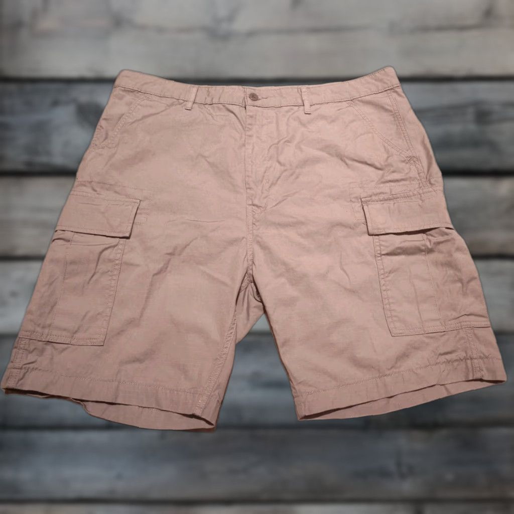 Levi's Levi's Mens Cargo Shorts 40 Gray Lightweight Cotton Ripstop 9" Inseam Casual Workwear Size US 40 / EU 56 - 1 Thumbnail