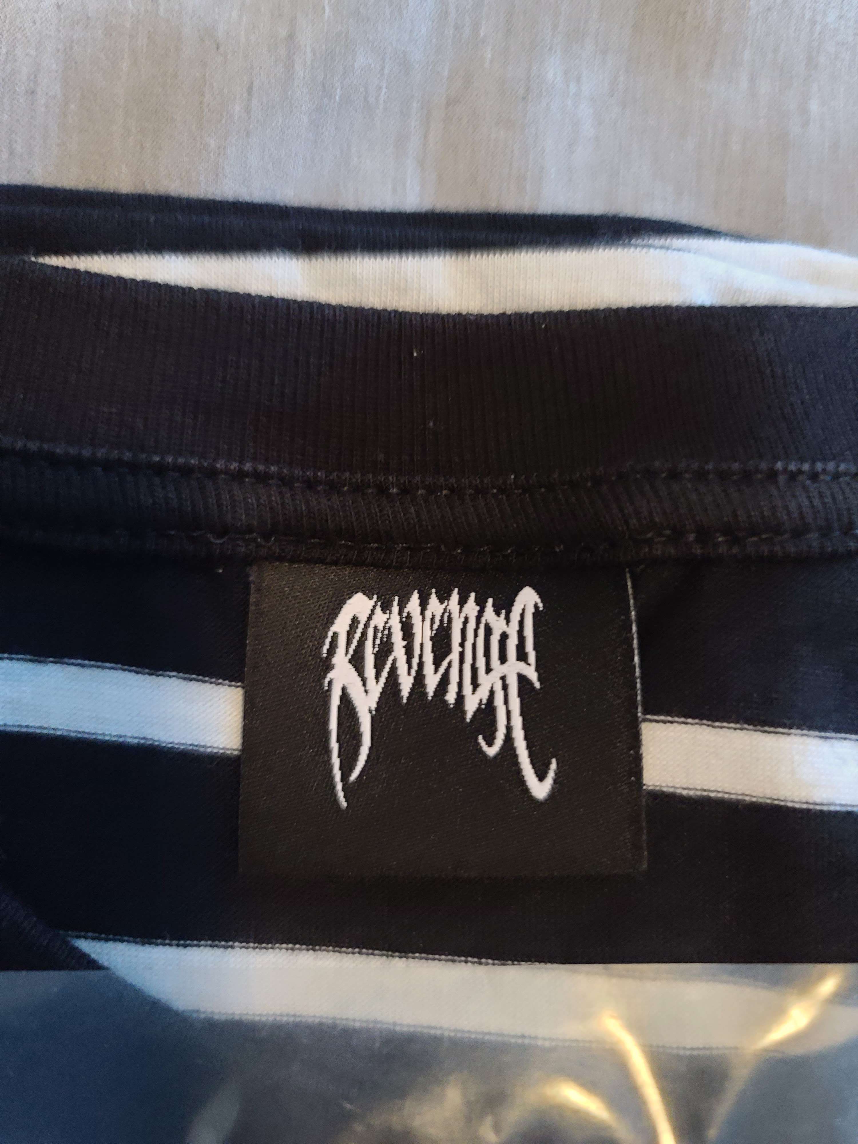 Revenge (L) Revenge Striped Outline Logo Tee Size US L / EU 52-54 / 3 - 4 Thumbnail