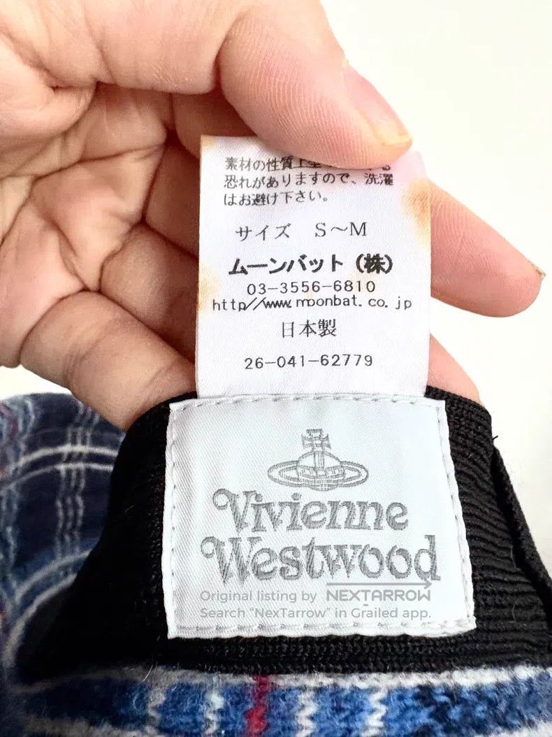 Vivienne Westwood Vivienne Westwood Blue Plaid Saturn Newsboy Hat Size ONE SIZE - 7 Thumbnail
