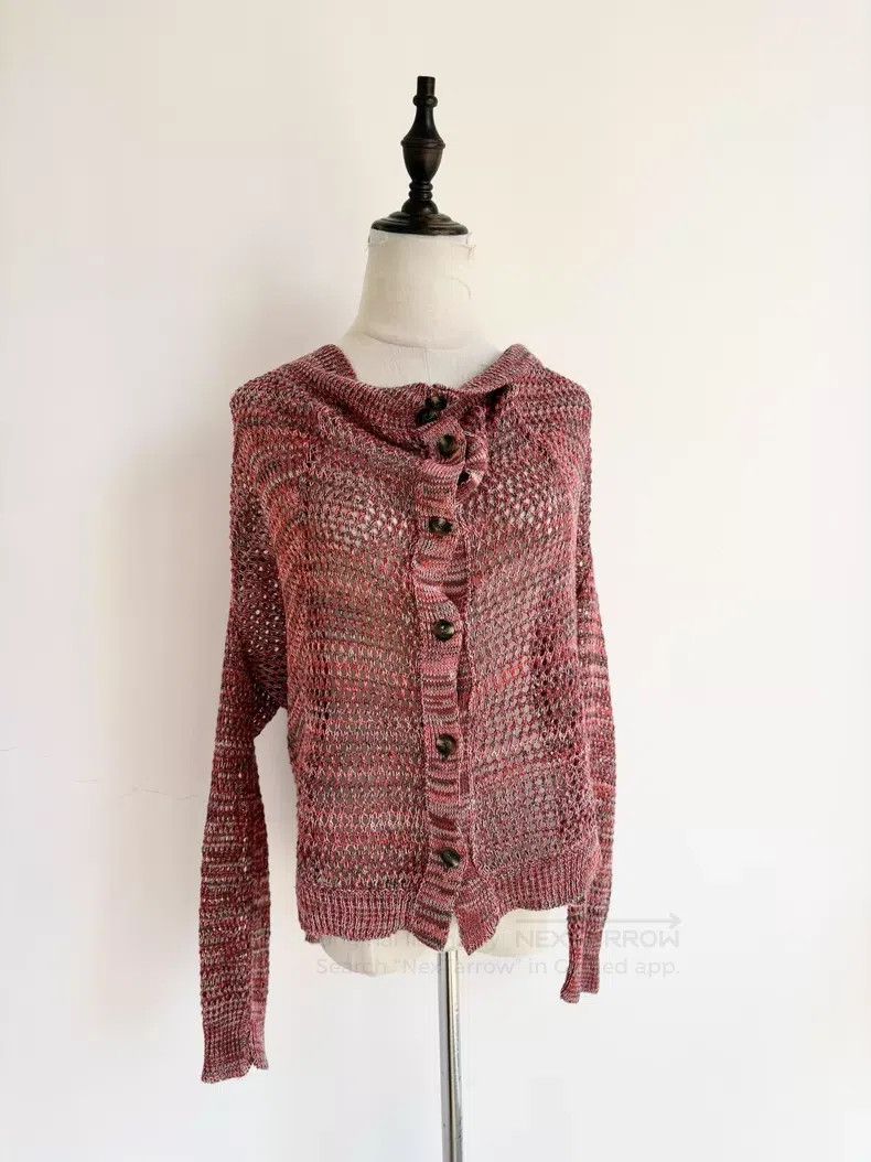 Vivienne Westwood Vivienne Westwood Vintage Red Lace Knit Open Cardigan Jack Size XS / US 0-2 / IT 36-38 - 1 Thumbnail