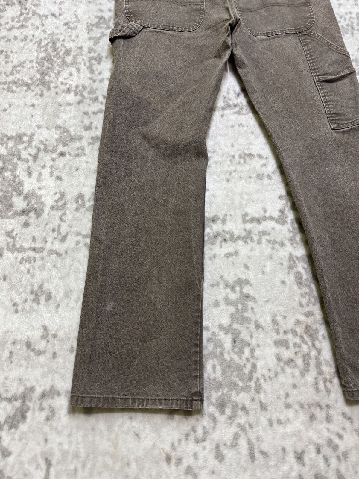Dickies Vintage Brown Workwear Carpenter Pants Sun Faded Distressed Size US 32 / EU 48 - 15 Thumbnail