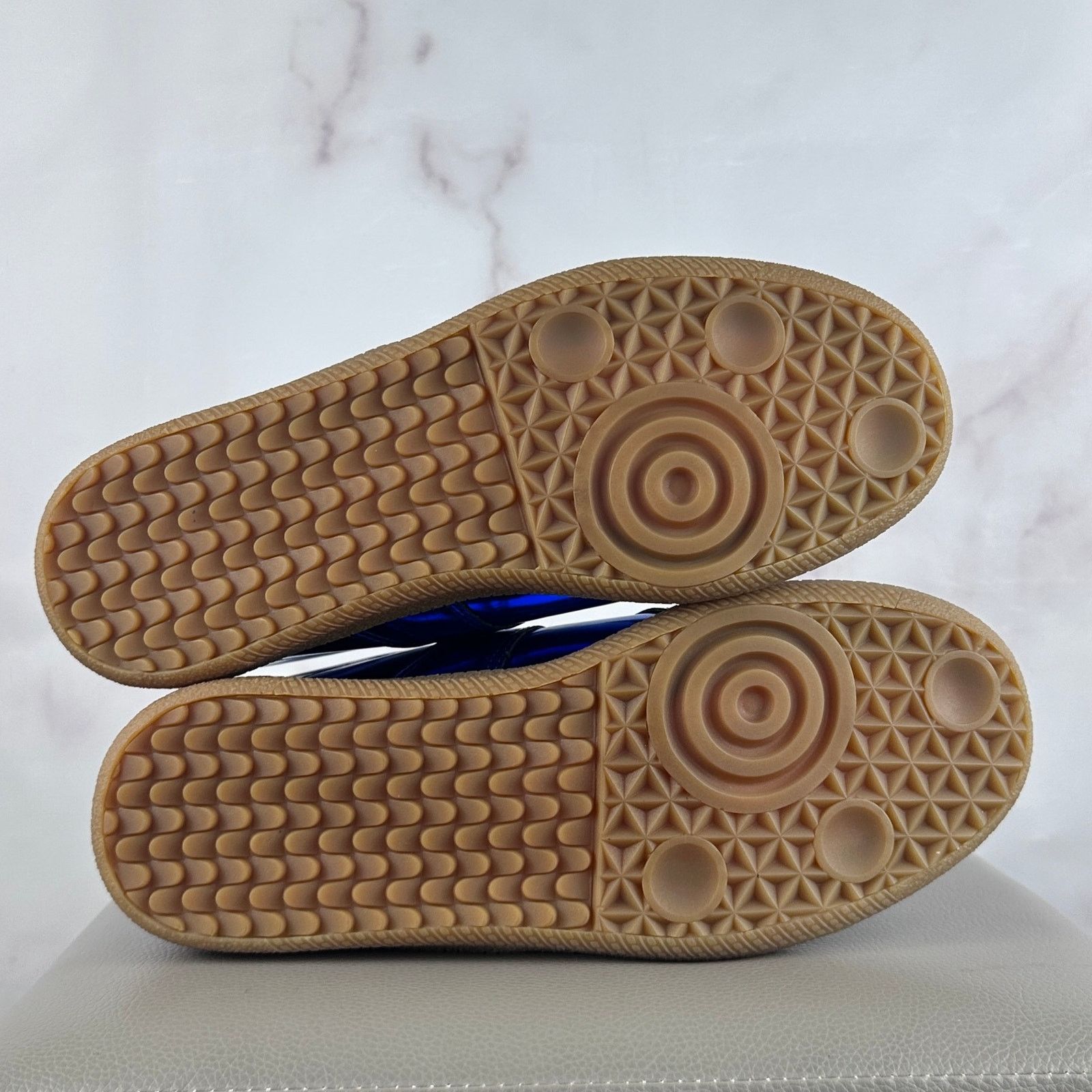 Maison Margiela Replica GAT Trainer Metallic Blue Size US 5 / IT 35 - 17 Thumbnail