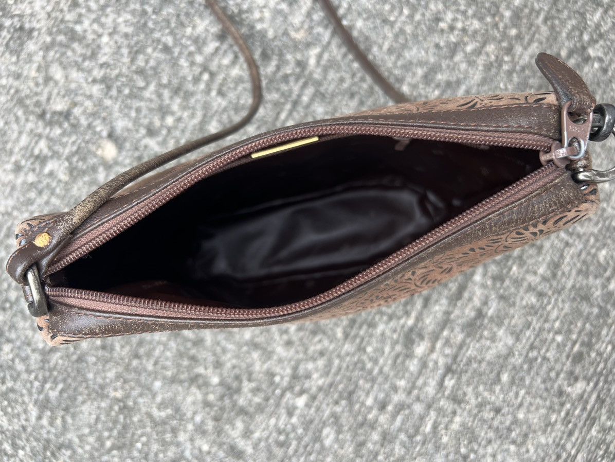 Leather Vintage INDENYA Japan Patina Leather Sling Bag Size ONE SIZE - 17 Thumbnail
