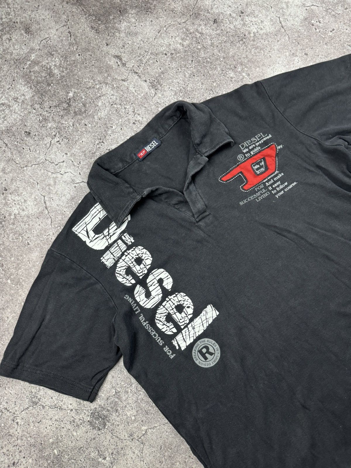 Other 💥Y2k Vintage Diesel Style Avant Garde Polo Rugby Longsleeve Size US M / EU 48-50 / 2 - 4 Thumbnail