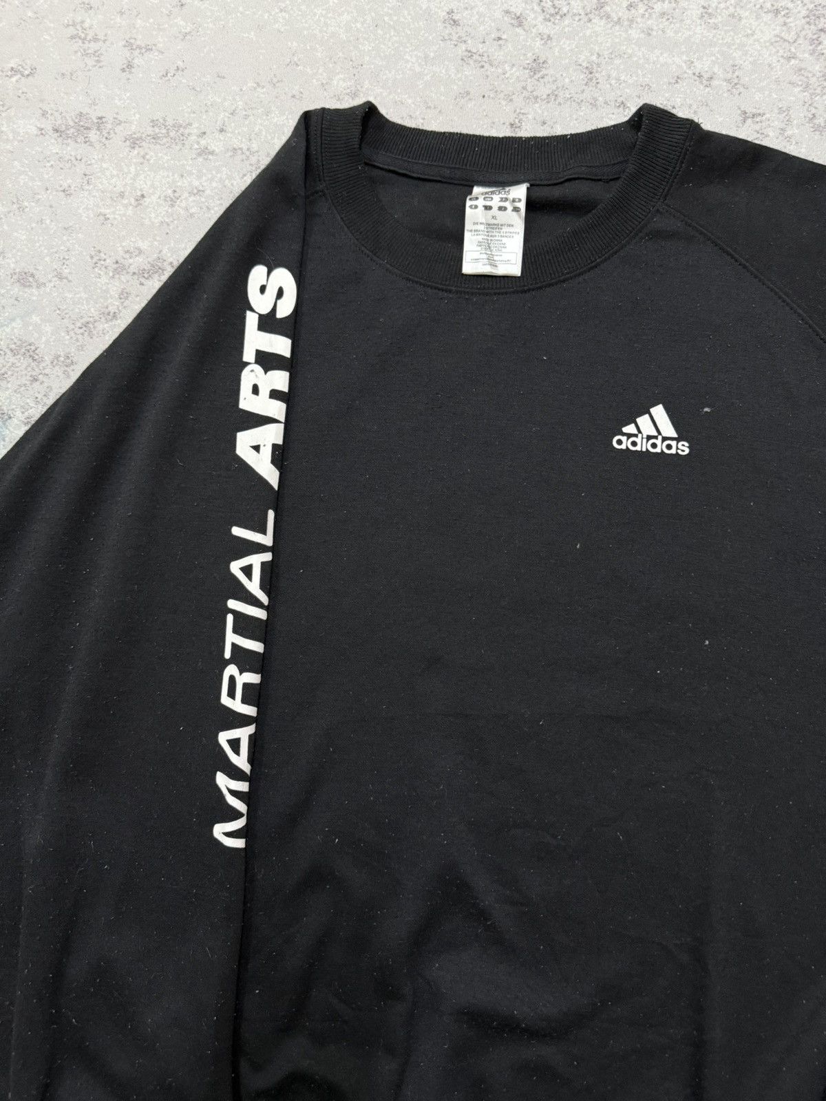 Adidas ADIDAS MARTIAL ARTS BACKHIT LOGO SWEATSHIRT Size US L / EU 52-54 / 3 - 5 Thumbnail