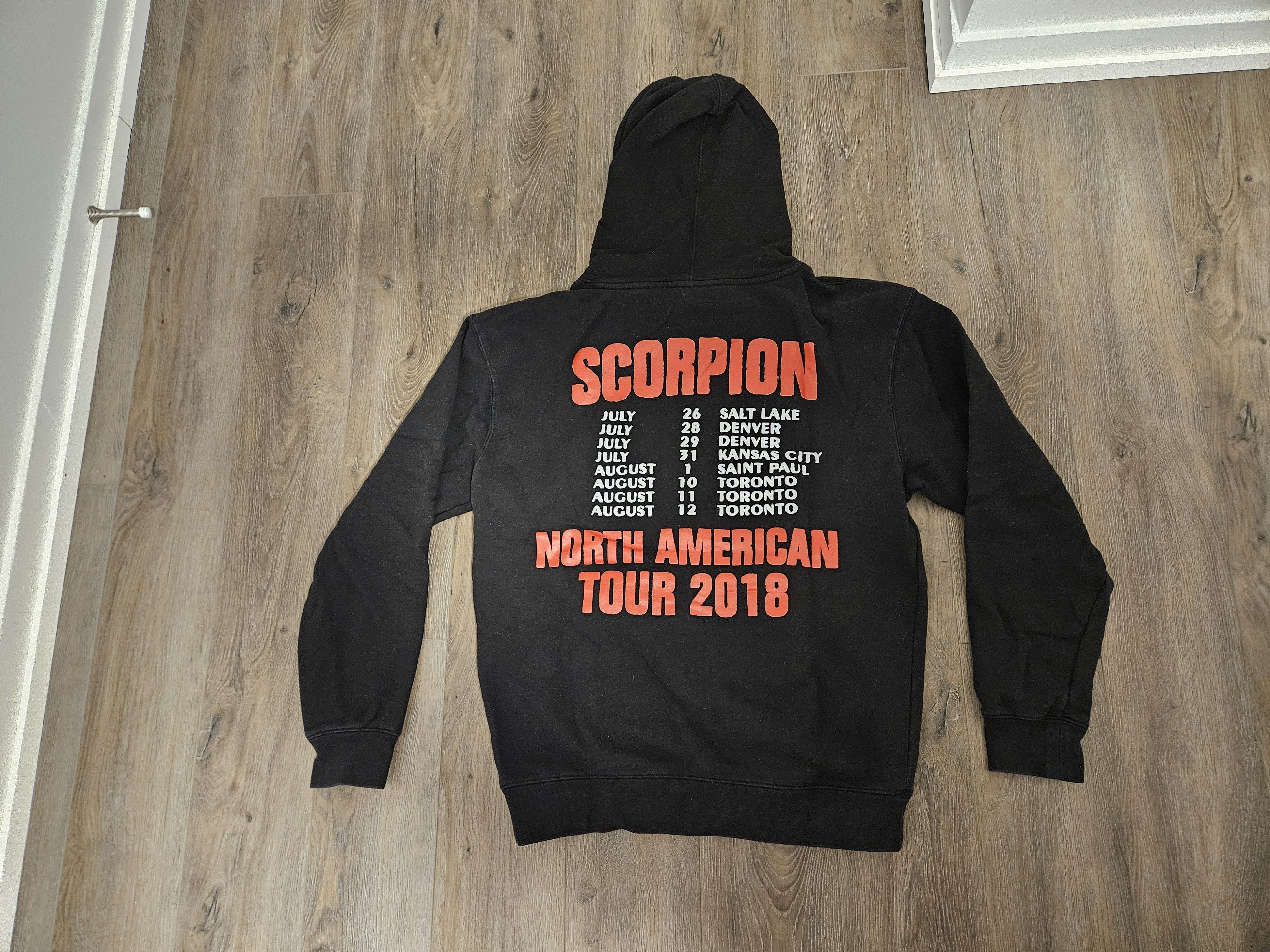 Drake Drake Scorpion Tour Dates Hoodie Size US M / EU 48-50 / 2 - 1 Thumbnail