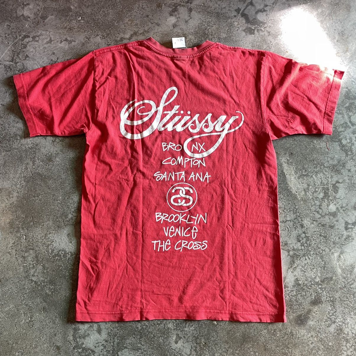 Stussy × Vintage Stussy Vintage World Tour Tee Size US M / EU 48-50 / 2 - 4 Thumbnail