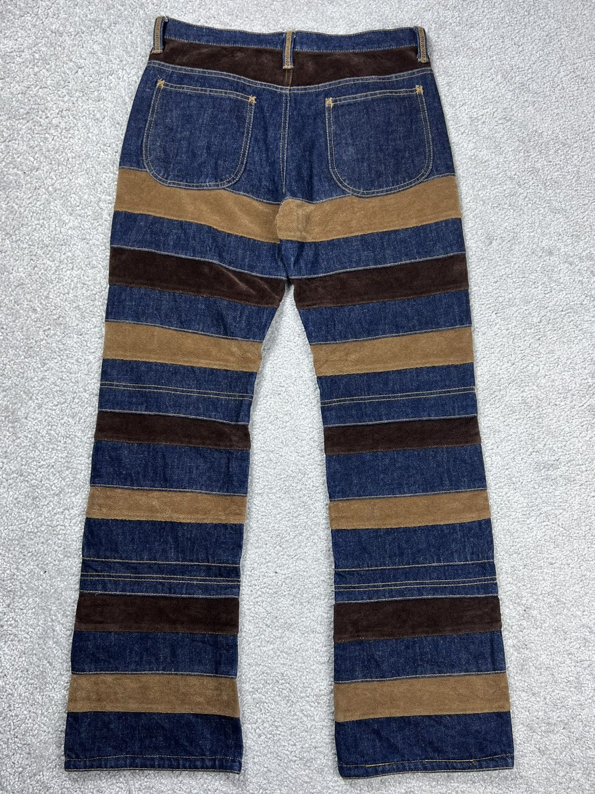 Hysteric Glamour Hysteric Glamour Type Kinky Hagi Patchwork Flare Jeans Size US 30 / EU 46 - 11 Thumbnail