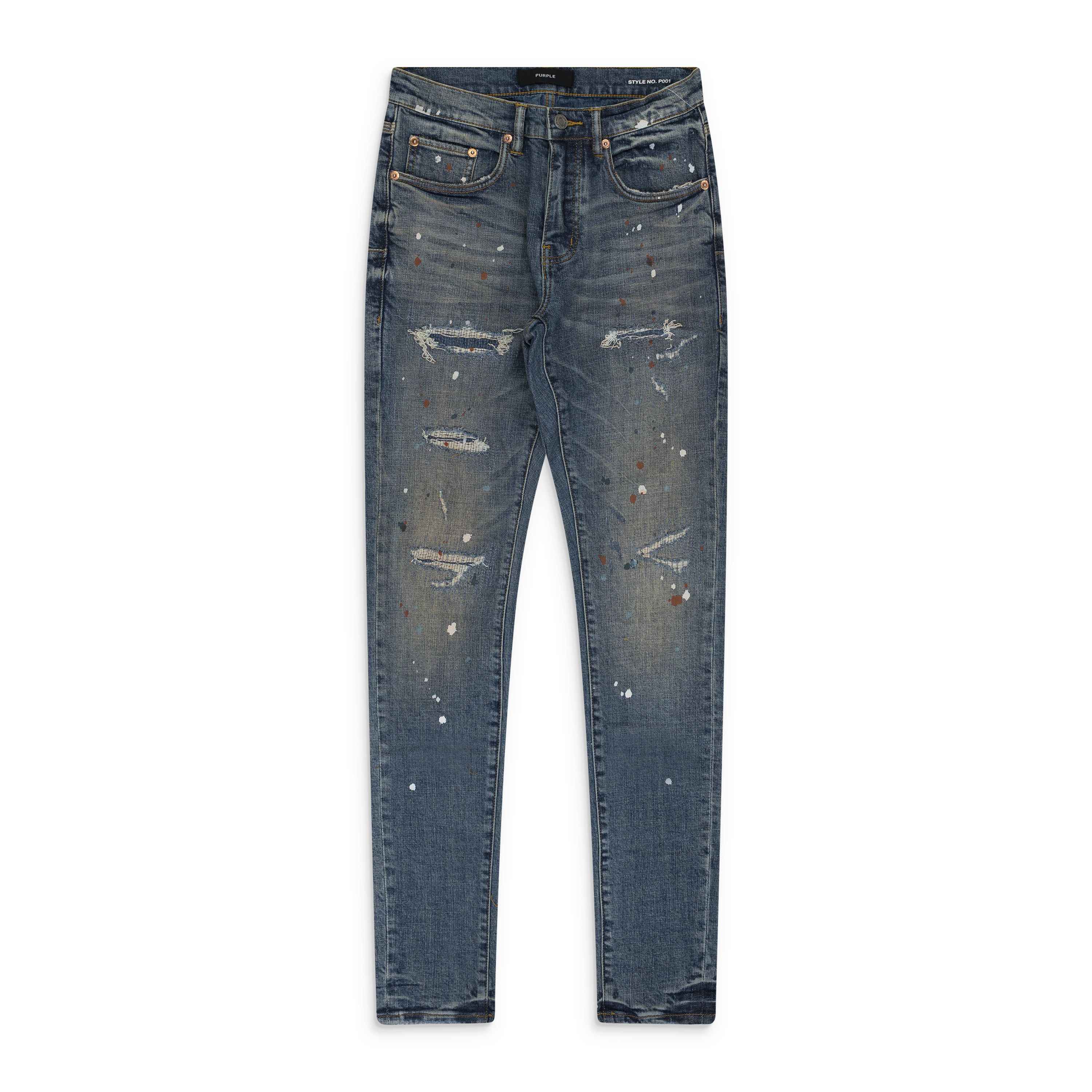 Purple Brand Paint Splatter P001 Jeans SIZE 32 Size US 32 / EU 48 - 1 Thumbnail