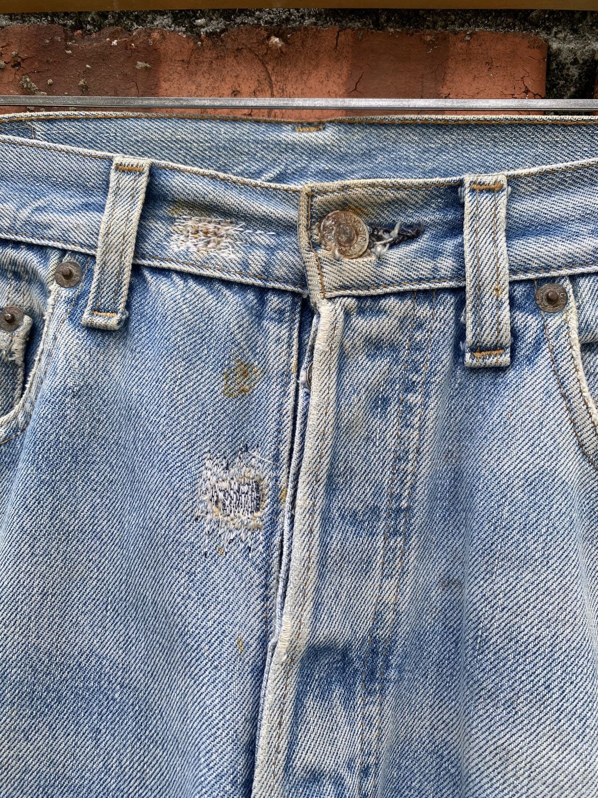 Levi's Vintage Clothing W32x31 Vintage levi's 501 redline distressed dirt USA Size US 32 / EU 48 - 7 Thumbnail