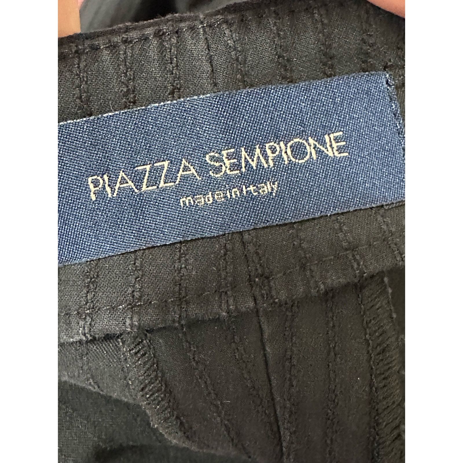 Piazza Sempione Piazza Sempione black pants size 50 US 14 Size 36" / US 14 / IT 50 - 3 Thumbnail