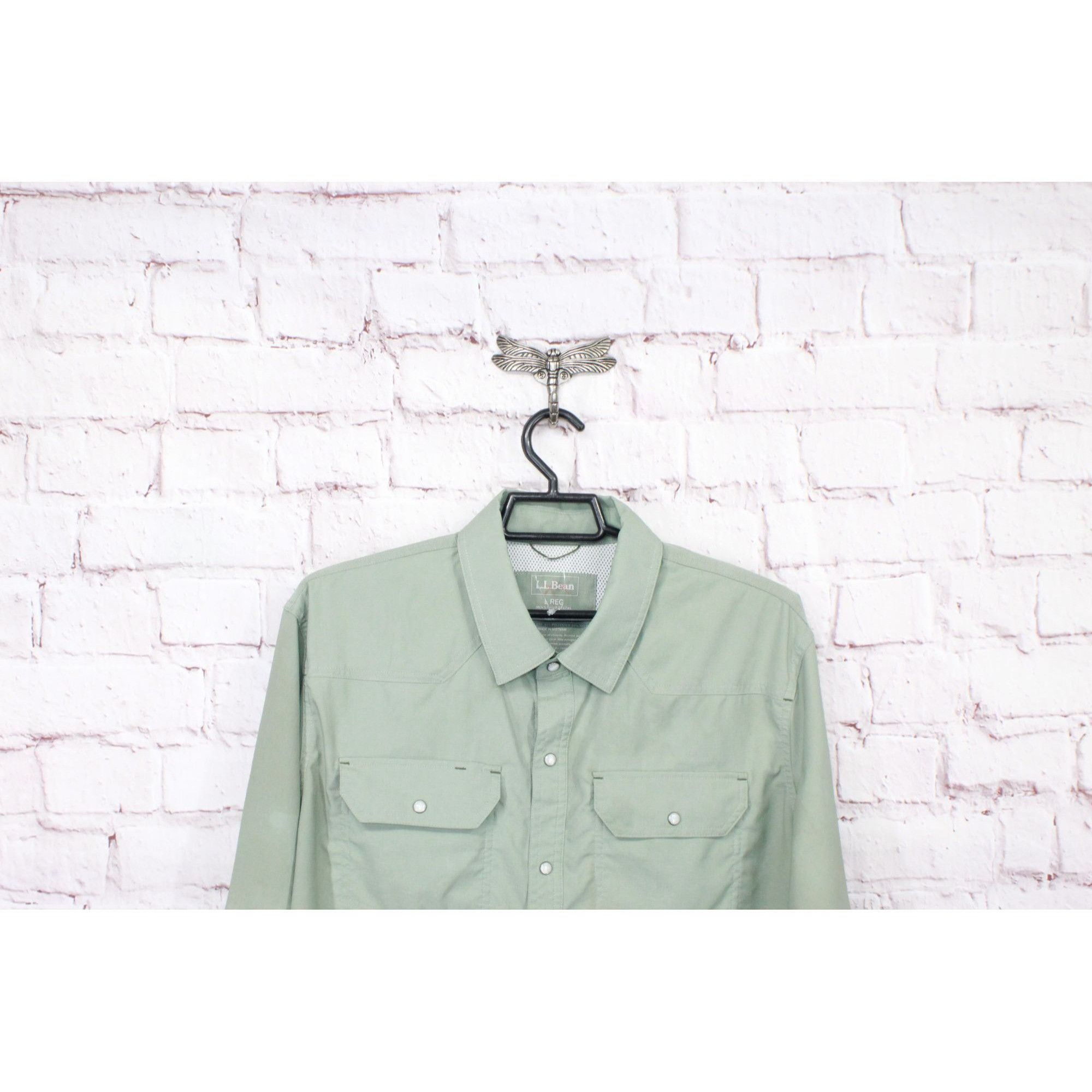 L.L. Bean LL Bean Men's West Branch Fishing Shirt Long Sleeve Size US L / EU 52-54 / 3 - 2 Thumbnail