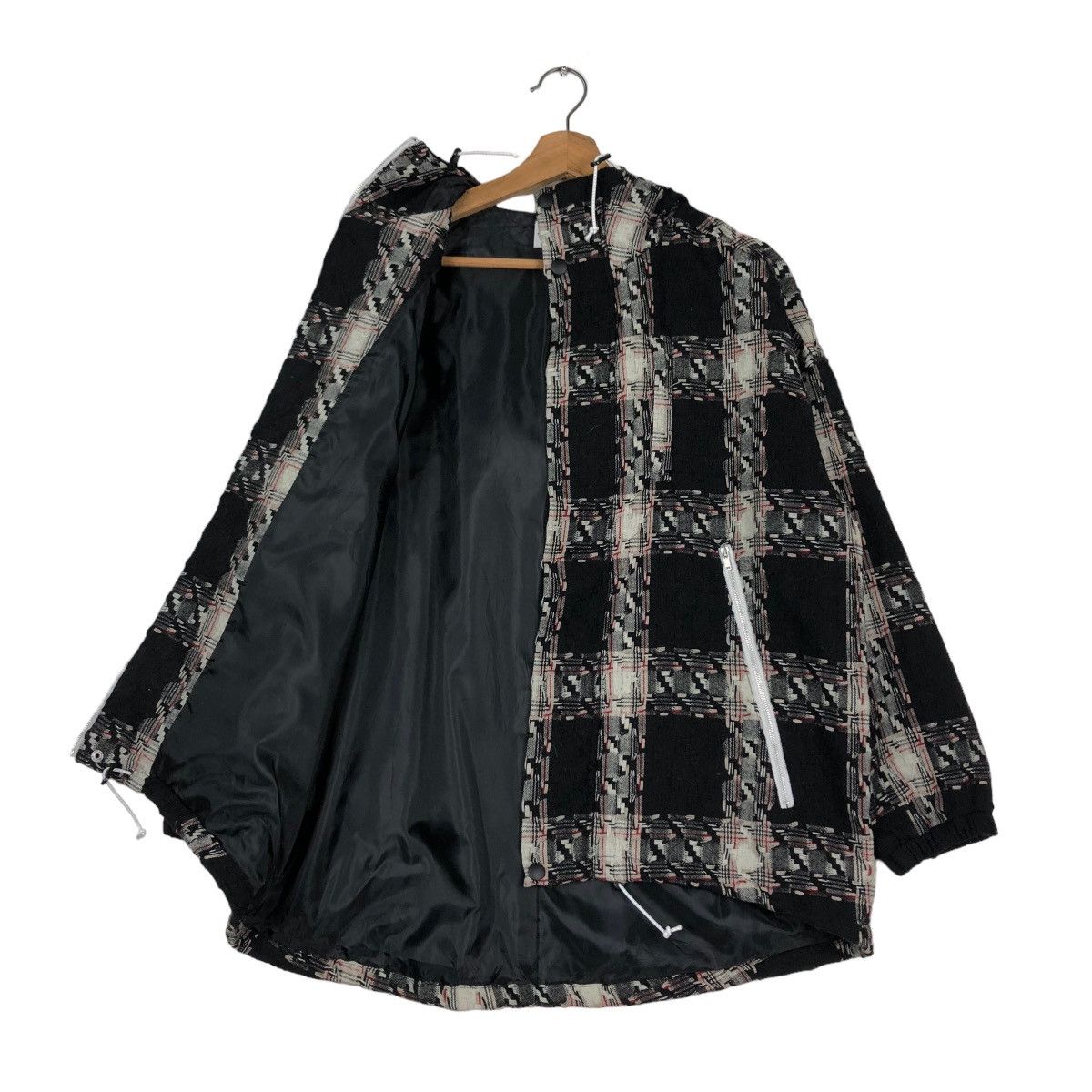 Japanese Brand 📌VINTAGE BIKER JACKET KBF JAPAN TARTAN DESIGN CHECK Size US M / EU 48-50 / 2 - 4 Thumbnail