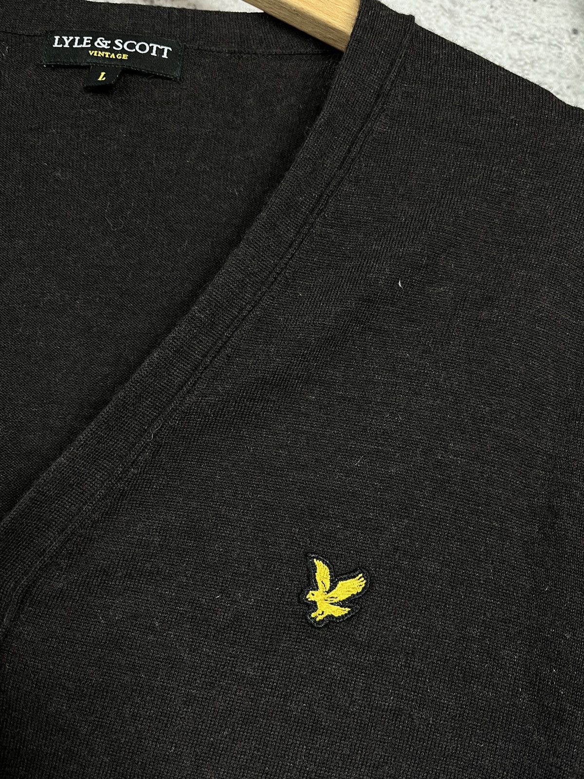 Designer × Lyle & Scott Lyle & Scott - 100% Merino Wool Cardigan Sweater Size US L / EU 52-54 / 3 - 3 Thumbnail