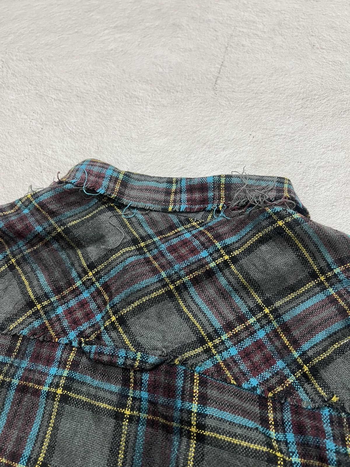 Number (N)ine 2000s Japanese Hysteric Poem Asymmetric Shirt y2k Lgb Ifsix Size US S / EU 44-46 / 1 - 5 Thumbnail