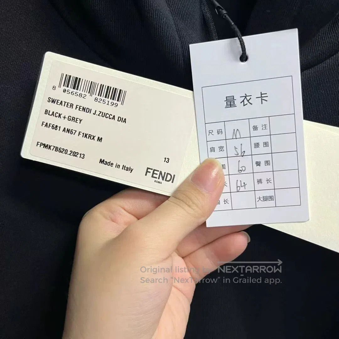 Fendi fendi black hoodie with yellow accents. Size US M / EU 48-50 / 2 - 3 Thumbnail