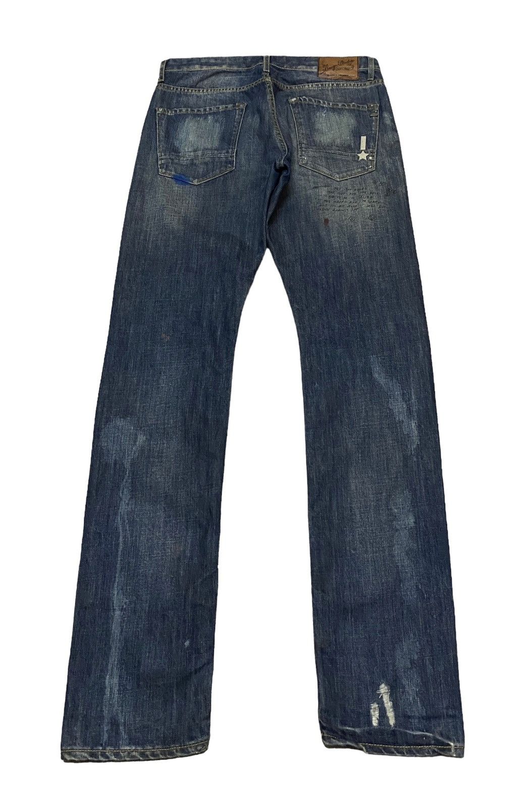 If Six Was Nine × Japanese Brand × Le Grande Bleu (L.G.B.) Very Rare Design Vintage Japanese Brand Reign Jeans 1990s Size US 31 - 2 Thumbnail
