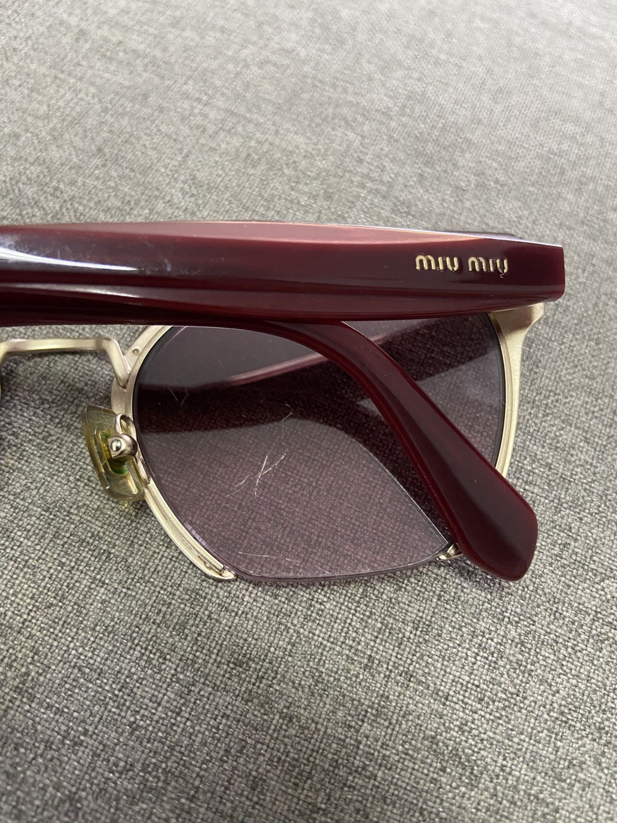 Miu Miu Miu Miu Pink Mirrored Sunglasess Size ONE SIZE - 4 Thumbnail
