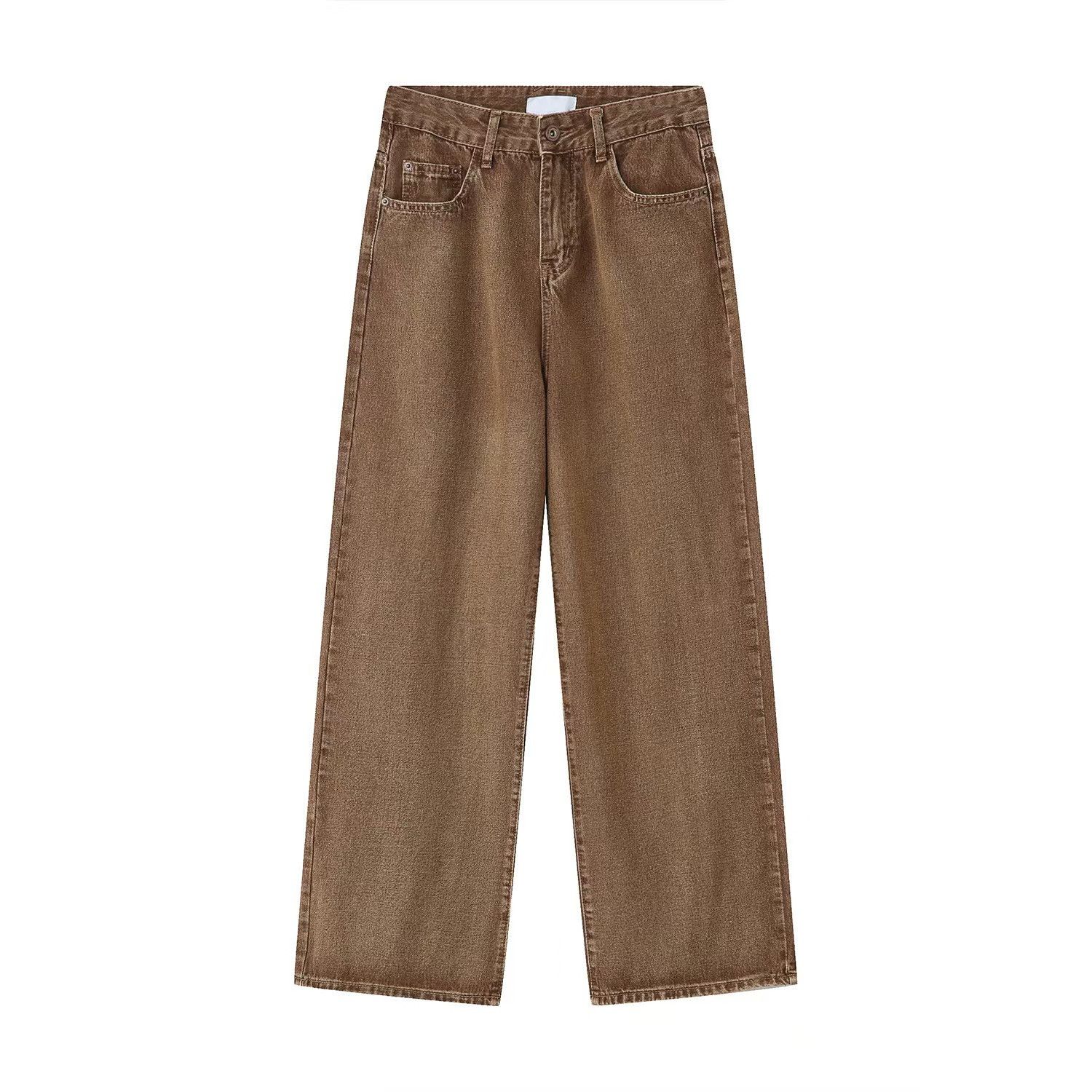 Japanese Brand × Jean Simple Casual Micro Flare Coffee Jeans Size US 30 / EU 46 - 6 Thumbnail