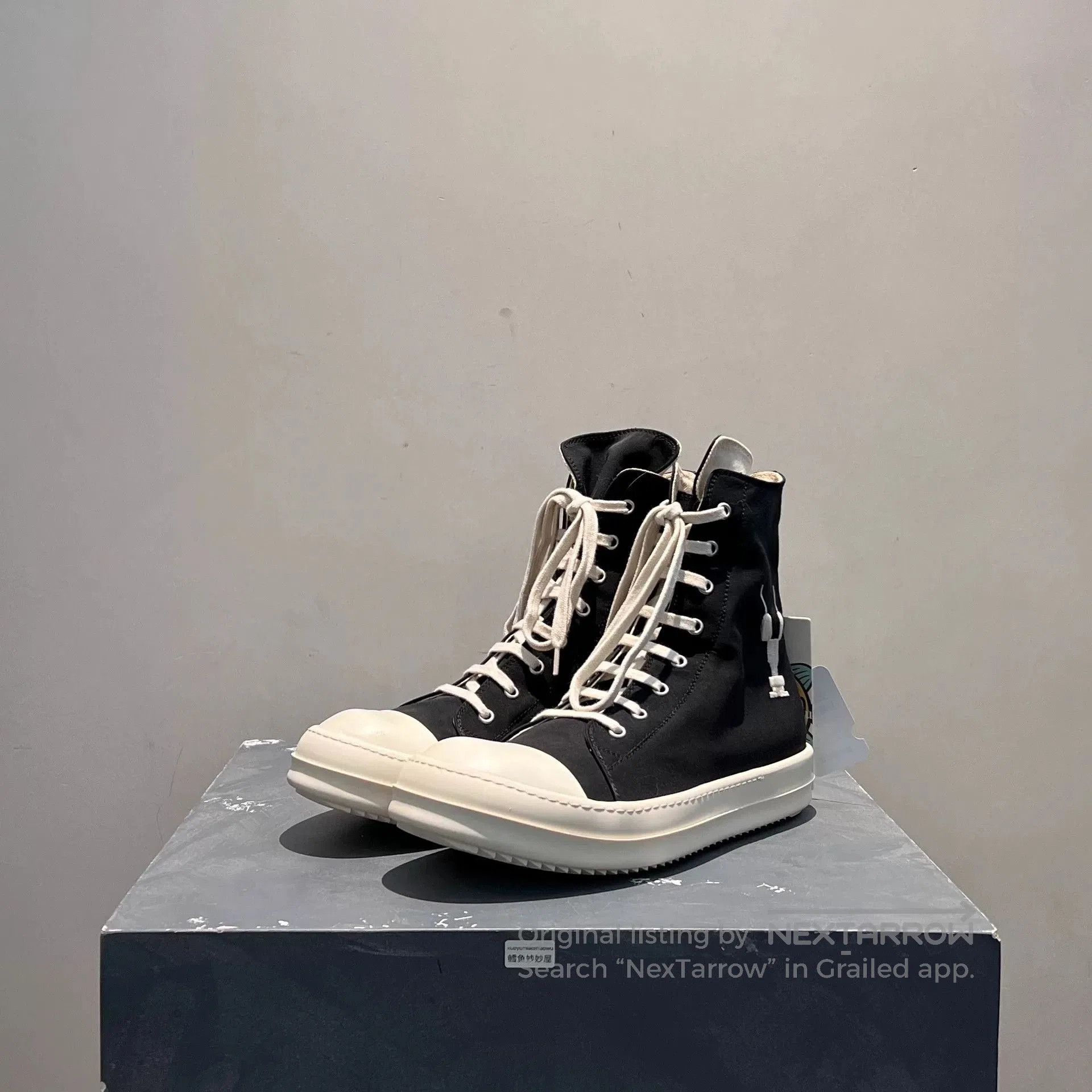Rick Owens Drkshdw Rick Owens DRKSHDW High-Top Sneakers. Size US 10 / EU 43 - 1 Thumbnail