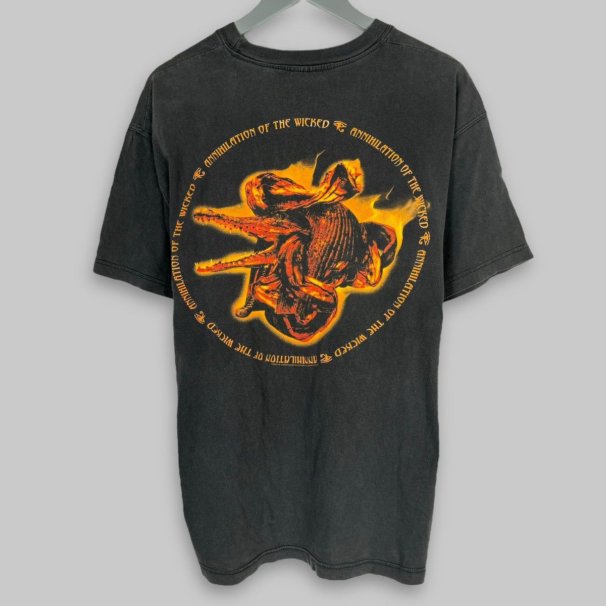 Band Tees Vintage 2005 Nile Annihilation of the Wicked Fiend T Shirt Size US XL / EU 56 / 4 - 1 Thumbnail