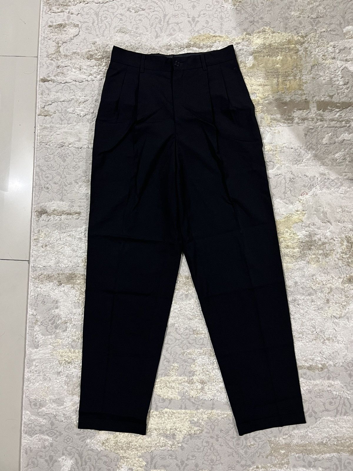 Yohji Yamamoto 1990s Yohji Yamamoto Gabardine Post Apocalypse Baggy Pants Size US 28 / EU 44 - 4 Thumbnail