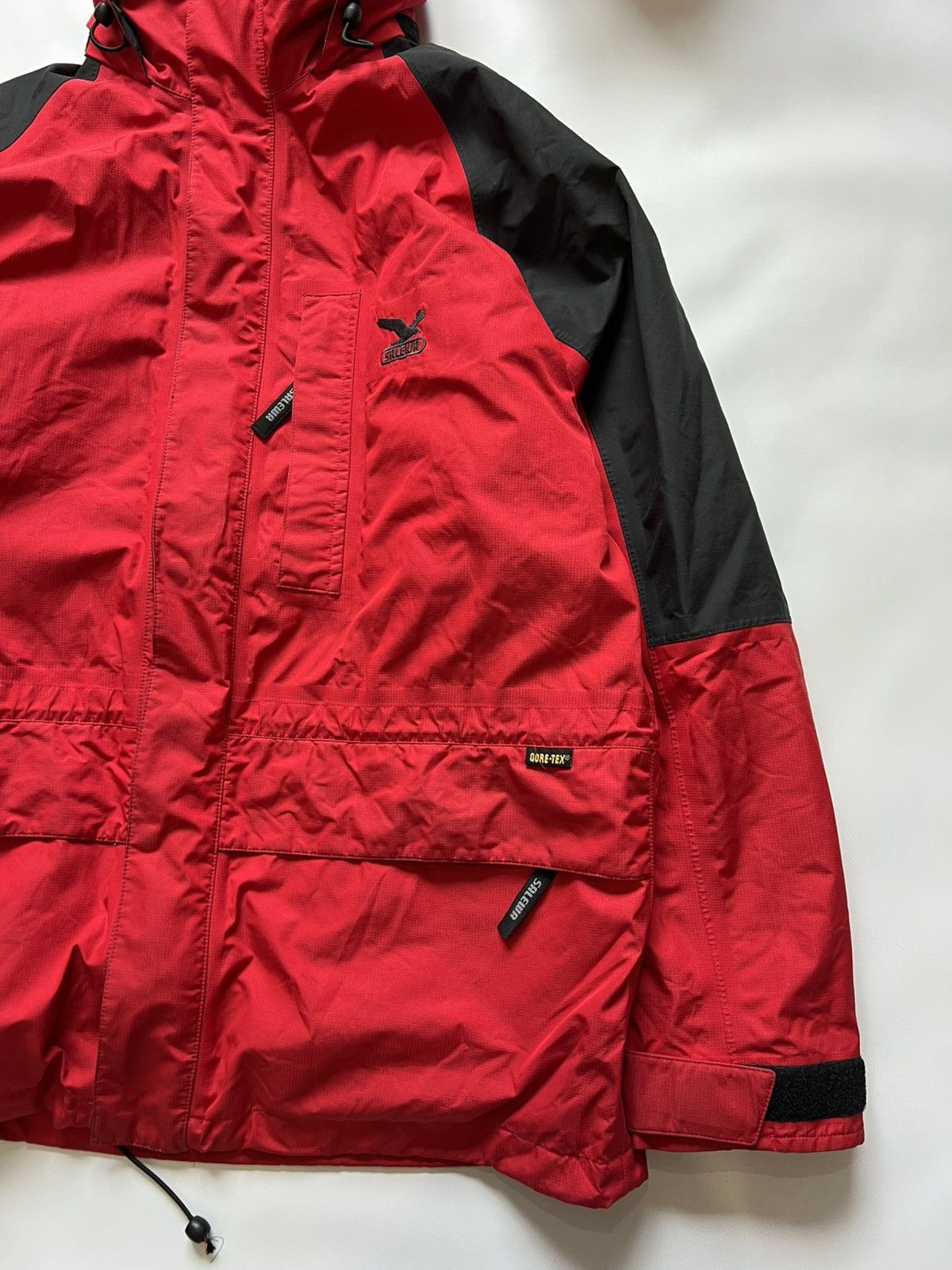 SALEWA 3in1 Salewa Red Gore Tex Jacket Winter Heavy Mens Gorpcore Size US L / EU 52-54 / 3 - 11 Thumbnail