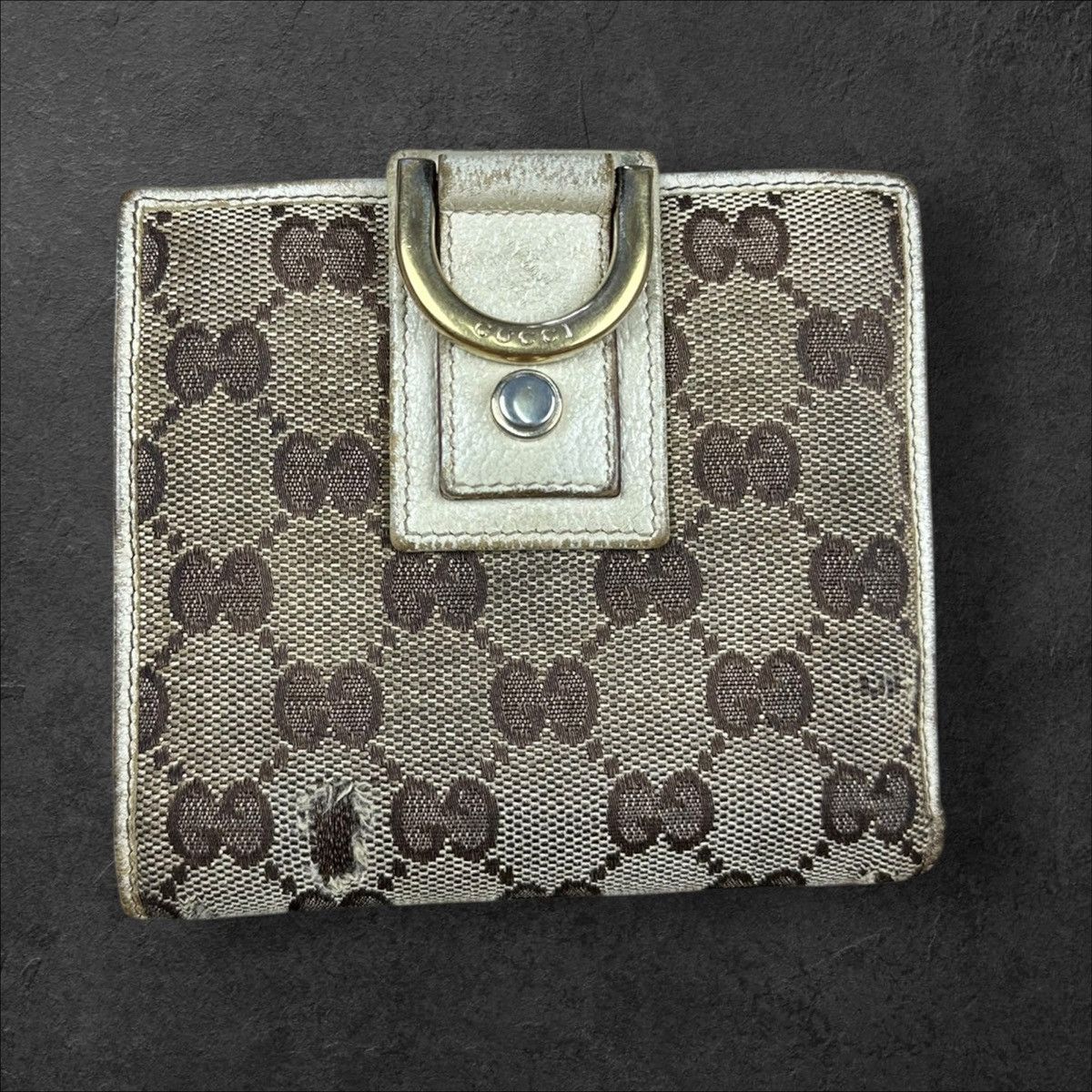 Gucci × Vintage Vintage Gucci Monogram Wallet with box Size ONE SIZE - 2 Thumbnail