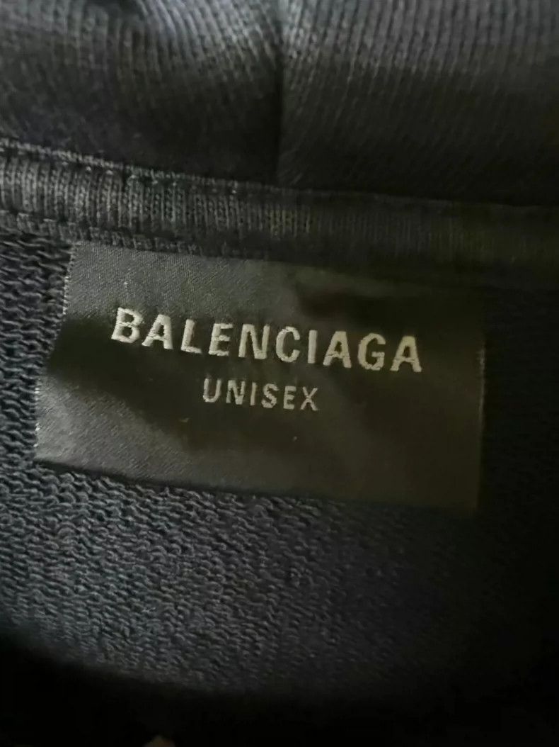 Balenciaga Balenciaga Black Flame Logo Zip Hoodie-2506 Size US S / EU 44-46 / 1 - 3 Thumbnail