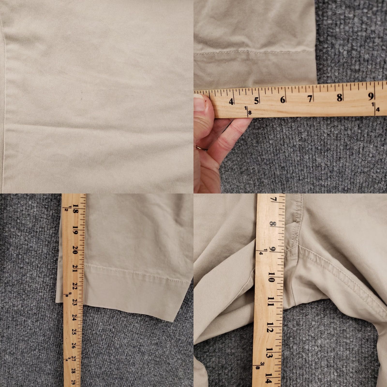 Tommy Bahama Tommy Bahama Pants Womens 6 Khaki Capri Mid-Rise Straight Flat Front Side Slit Size 28" / US 6 / IT 42 - 8 Thumbnail