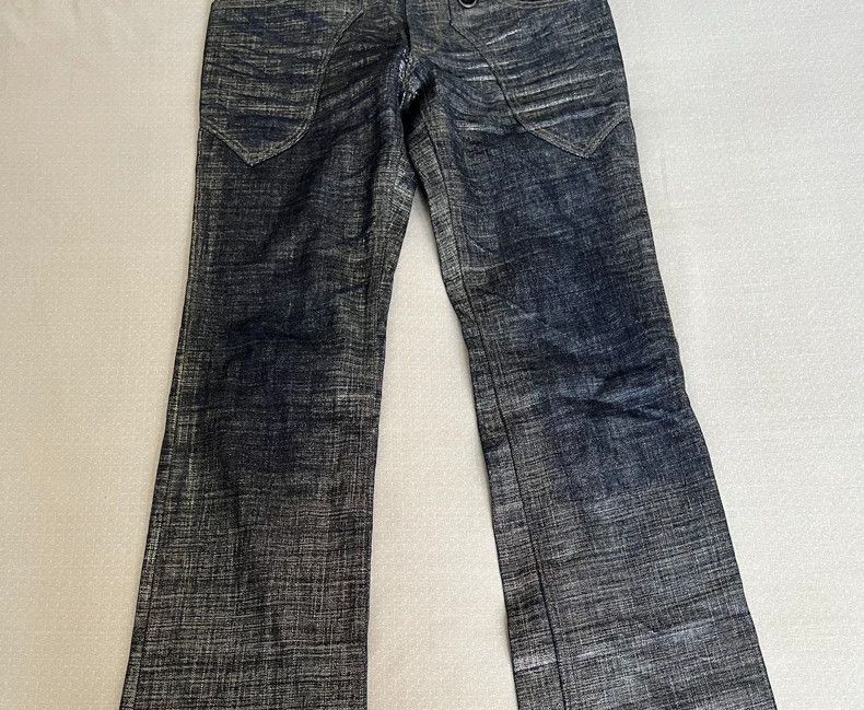 Yohji Yamamoto Vintage Style Dyed Denim Pants-2506 Size 31" - 3 Thumbnail