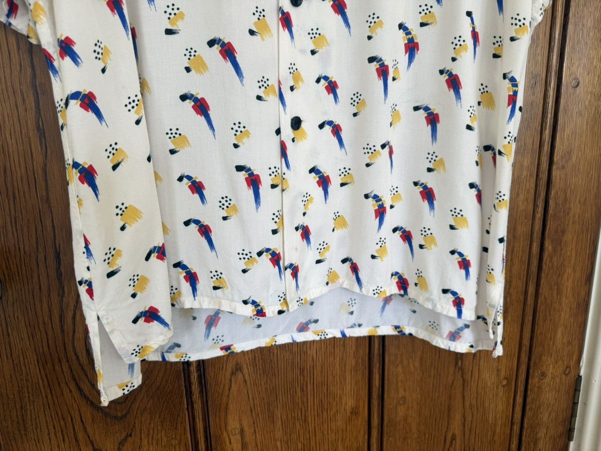 Saint Laurent Paris SS22 Saint Laurent parrot Hawaiian shirt bowling 41 grail Size US L / EU 52-54 / 3 - 13 Thumbnail