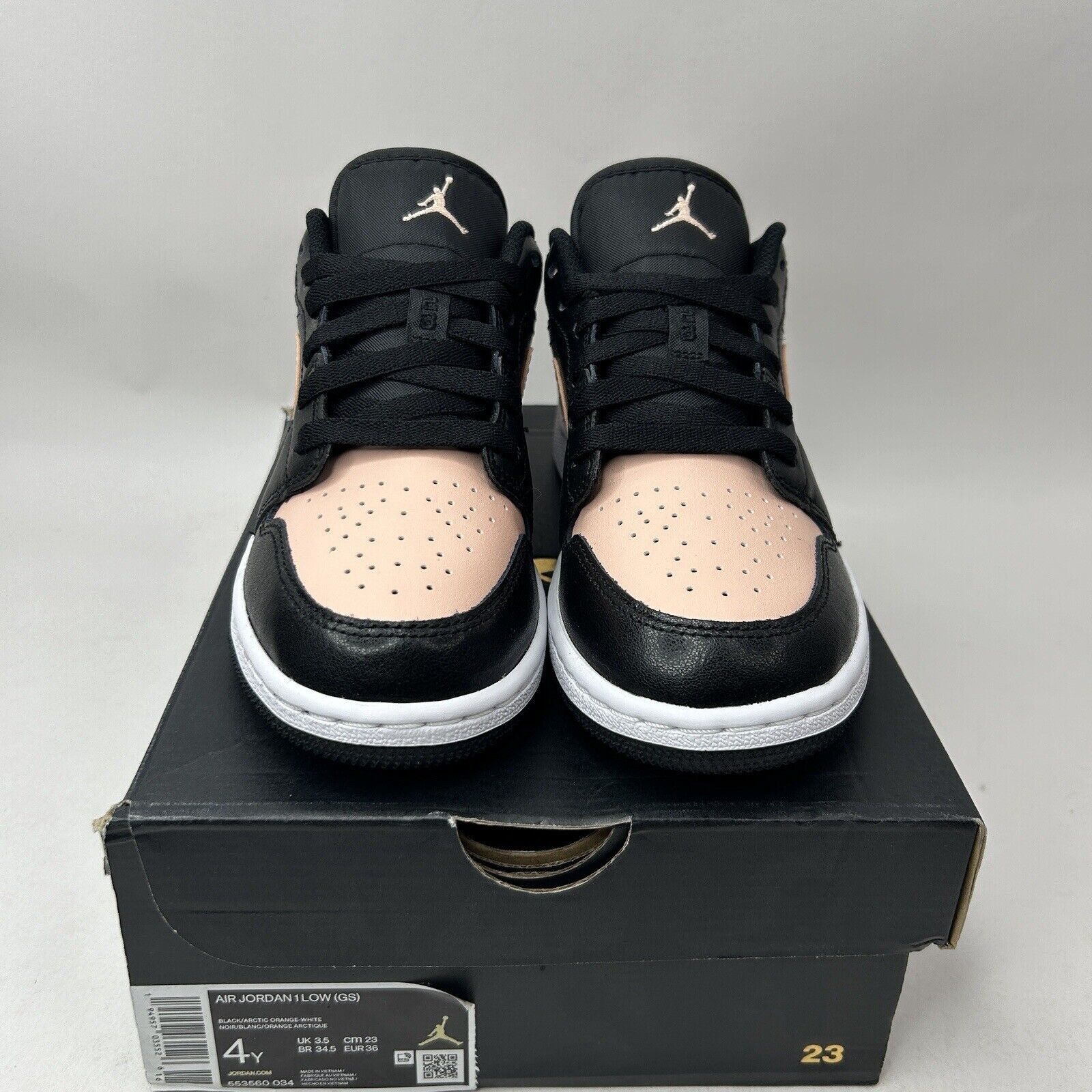 Nike Nike Shoes Air Jordan 1 Low Retro GS “Crimson Tint” 2023 Size US 5.5 / IT 35.5 - 2 Thumbnail