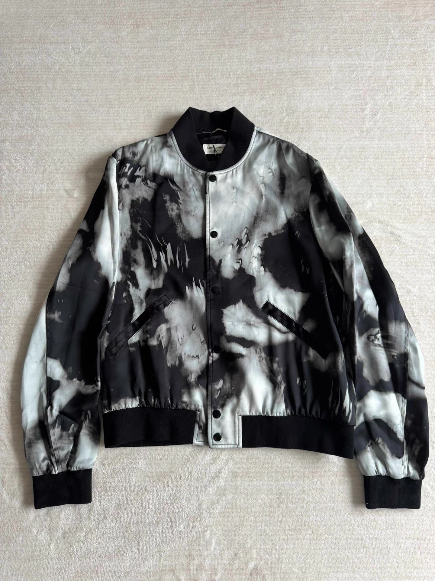 Saint Laurent Paris Saint Laurent SLP Splash Ink Gradient Jacket Ｑ23 Size US L / EU 52-54 / 3 - 1 Thumbnail