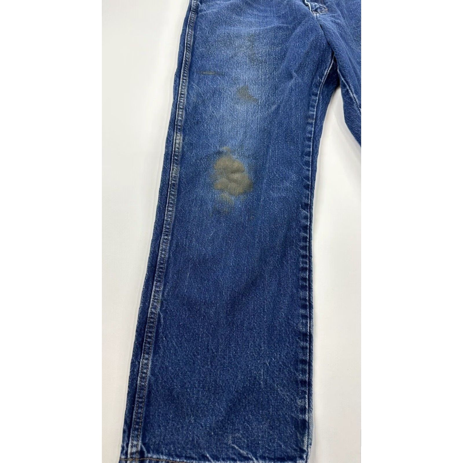 Dickies Dickies Jeans Men’s 33 Waist 29 Inseam Relaxed Straight Blue Denim Work Pants Carpenter Utility Jeans Mens Size US 33 - 4 Thumbnail