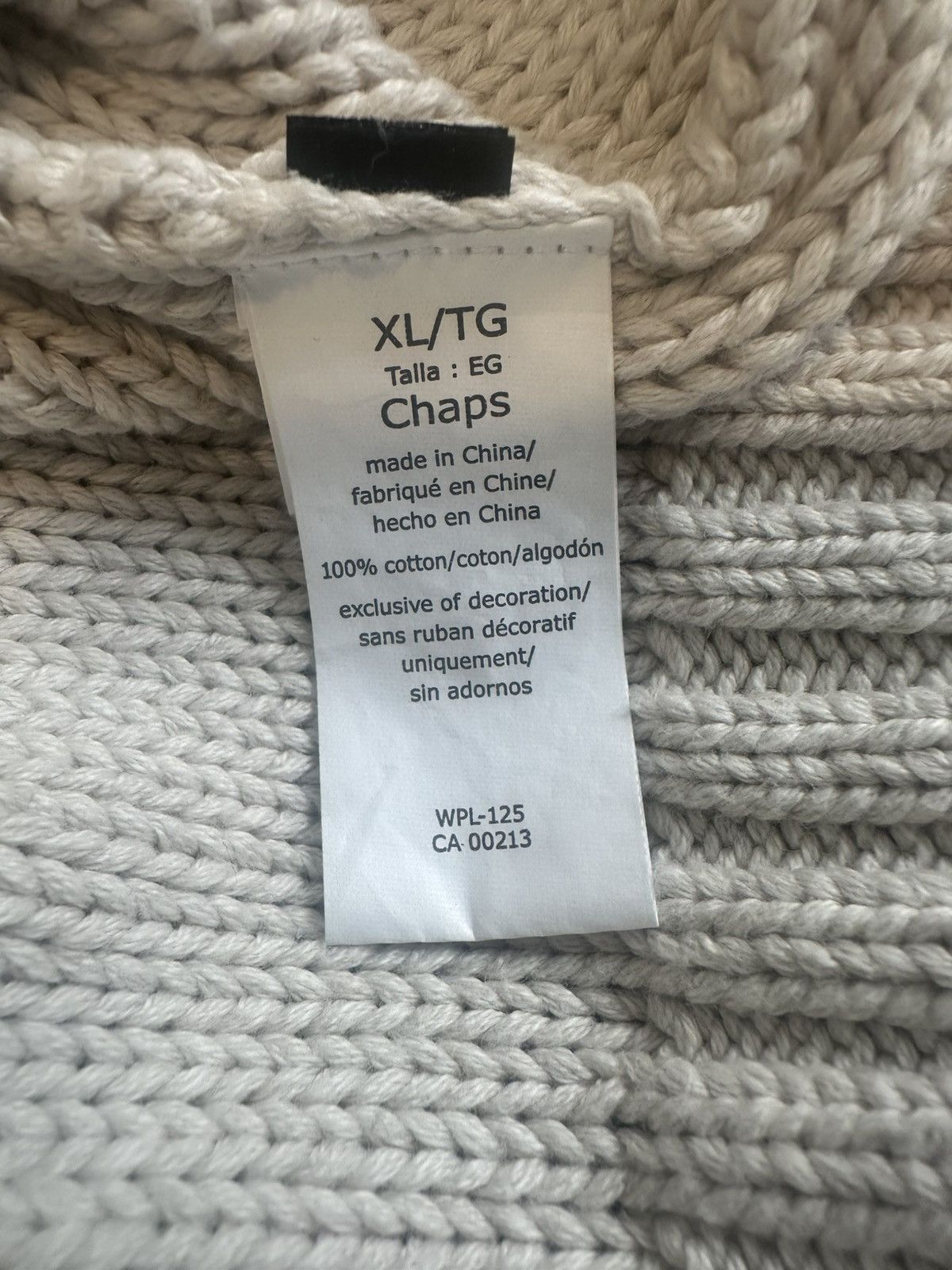 Chaps Ralph Lauren Vintage Ralph Lauren Chaps Sweater Cotton Knit (new) Size US XL / EU 56 / 4 - 8 Thumbnail