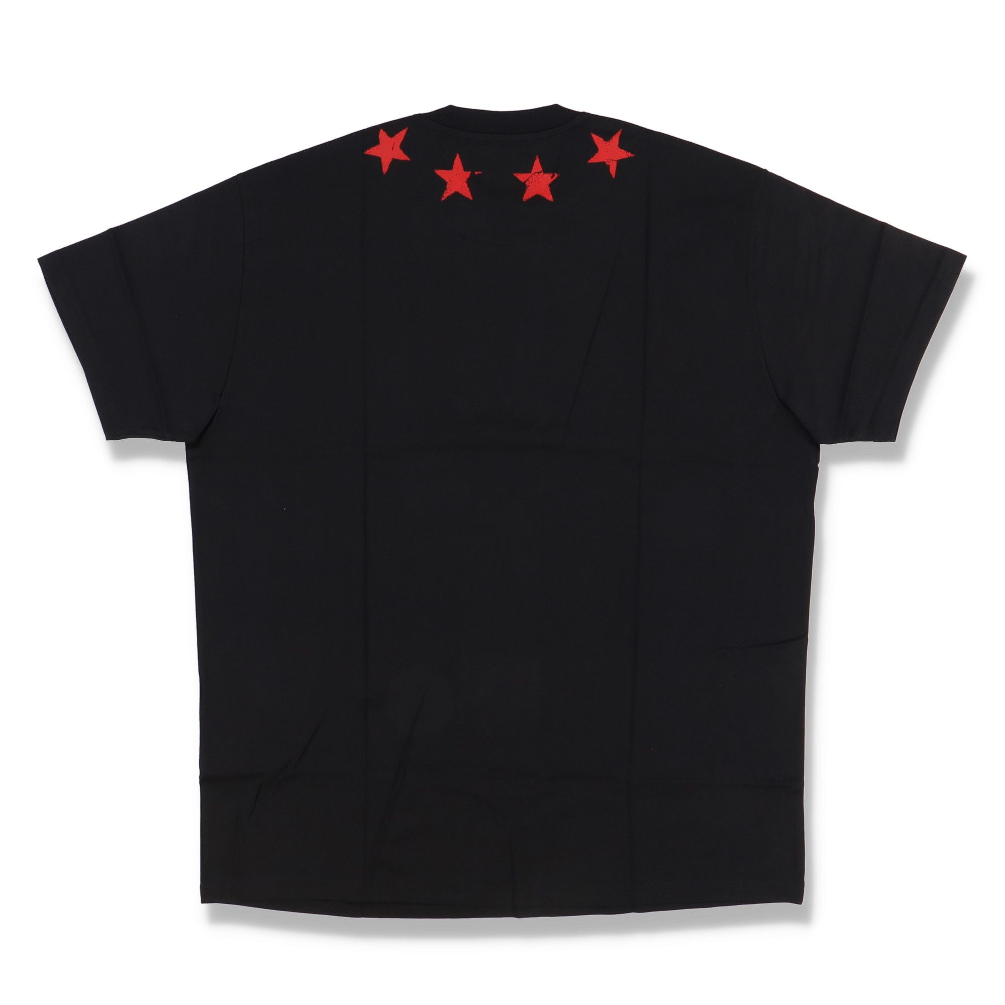 Givenchy Black and Red Cracked Stars Oversized T-Shirt Size US L / EU 52-54 / 3 - 7 Thumbnail