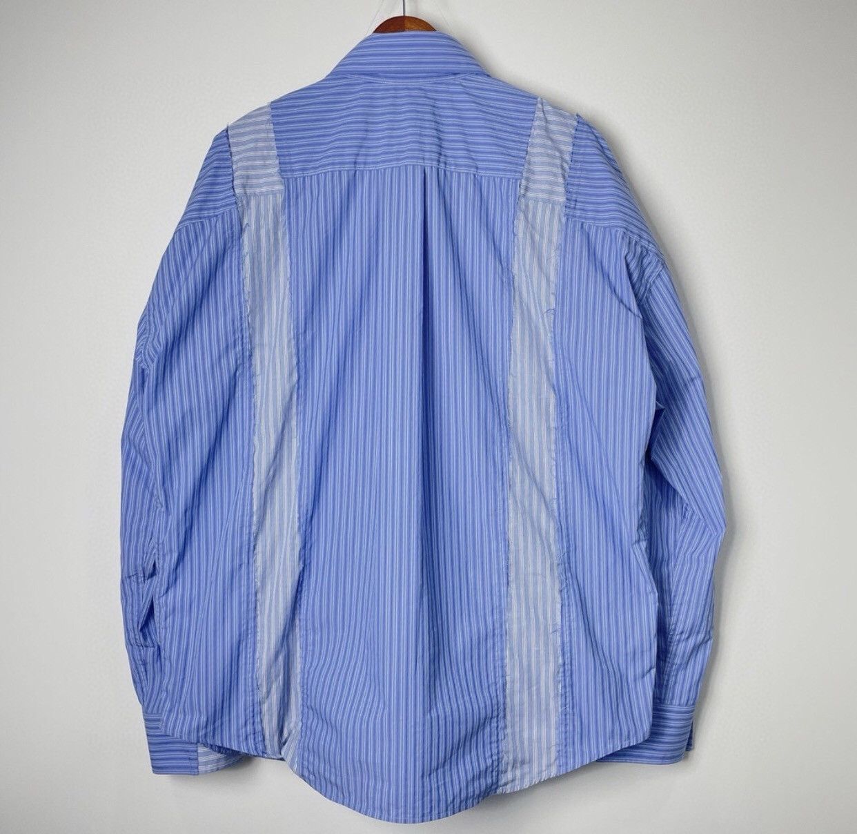 Balenciaga Balenciaga FW23 striped color blocked long sleeved shirt Size US L / EU 52-54 / 3 - 3 Thumbnail