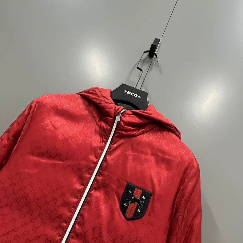 Gucci Gucci Red black panther dark pattern full print double G ol Size US S / EU 44-46 / 1 - 3 Thumbnail