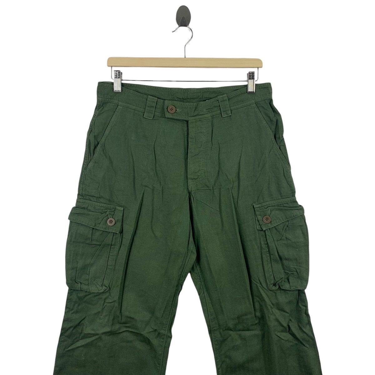 Margaret Howell MARGARET HOWELL Olive green cargo pants Size US 32 / EU 48 - 2 Thumbnail