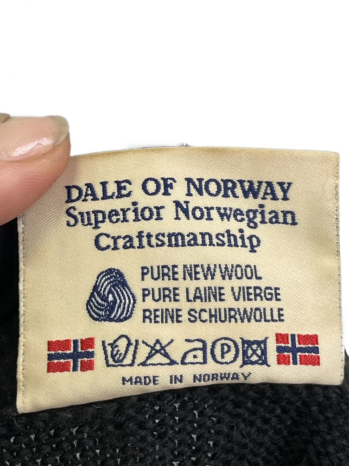 Dale Of Norway Vintage Dale of Norway wool sweater black Nordic knit L Size US L / EU 52-54 / 3 - 13 Thumbnail