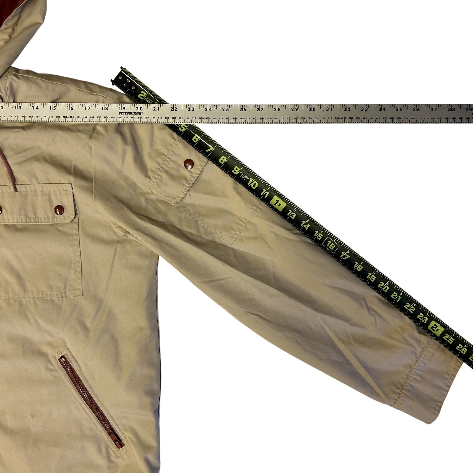 Other 80's Porsha Winer Men Beige QUILTED Lined Coat HOODED Jacket Size US L / EU 52-54 / 3 - 10 Thumbnail