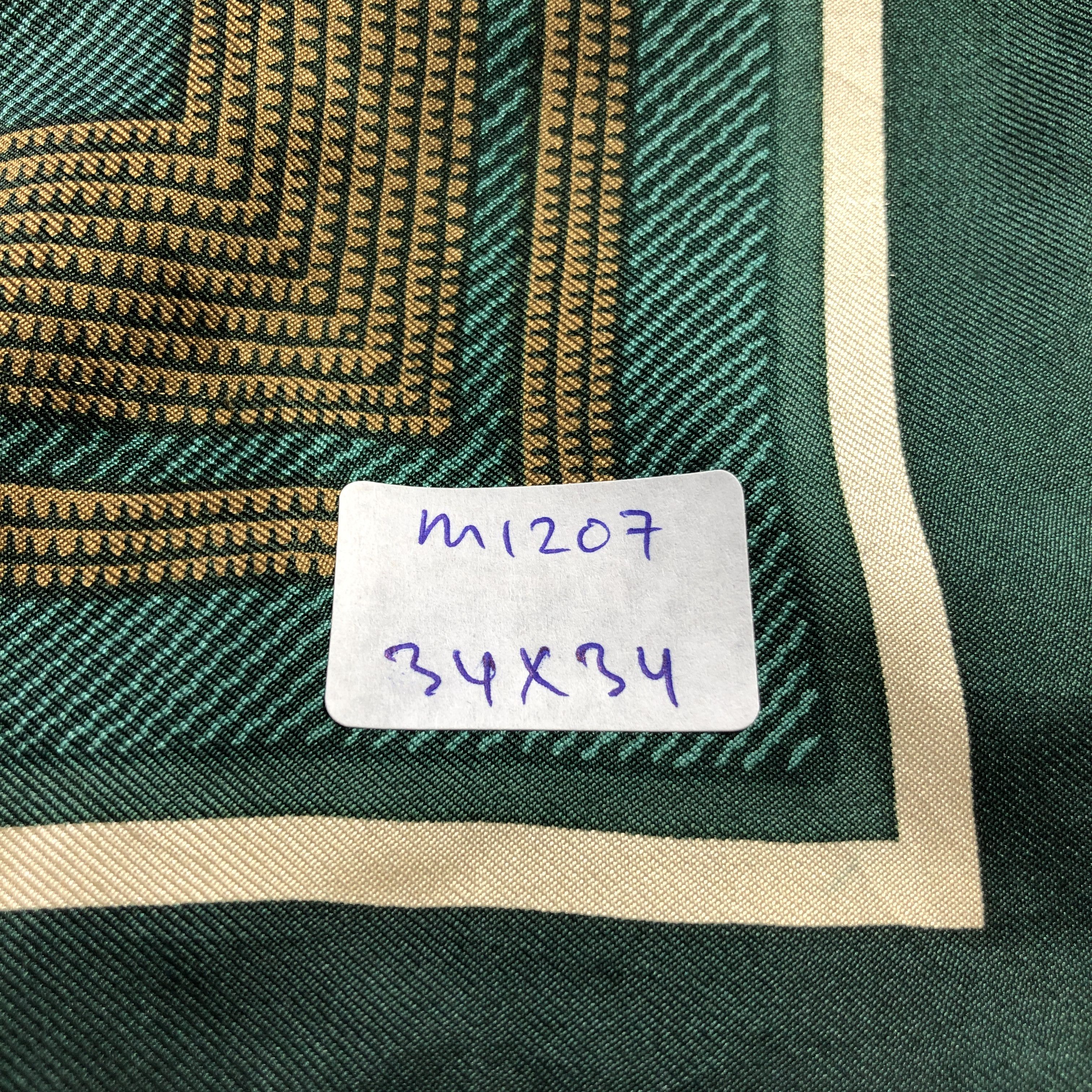 Givenchy Vintage Givenchy Baroque Hand Rolled Silk Scarf M1207 Size ONE SIZE - 6 Thumbnail