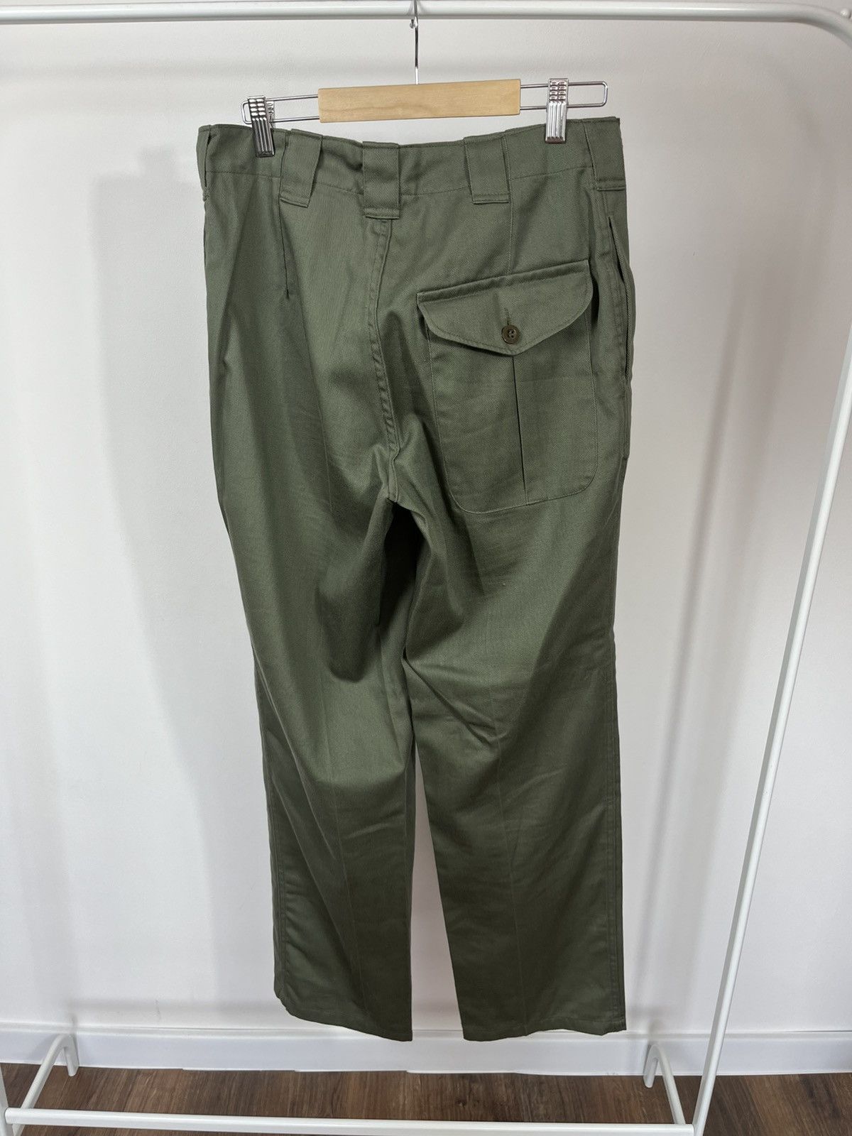 Other Vintage Military Cargo Pants Olive Cotton Army Workwear 88 Size US 32 / EU 48 - 10 Thumbnail