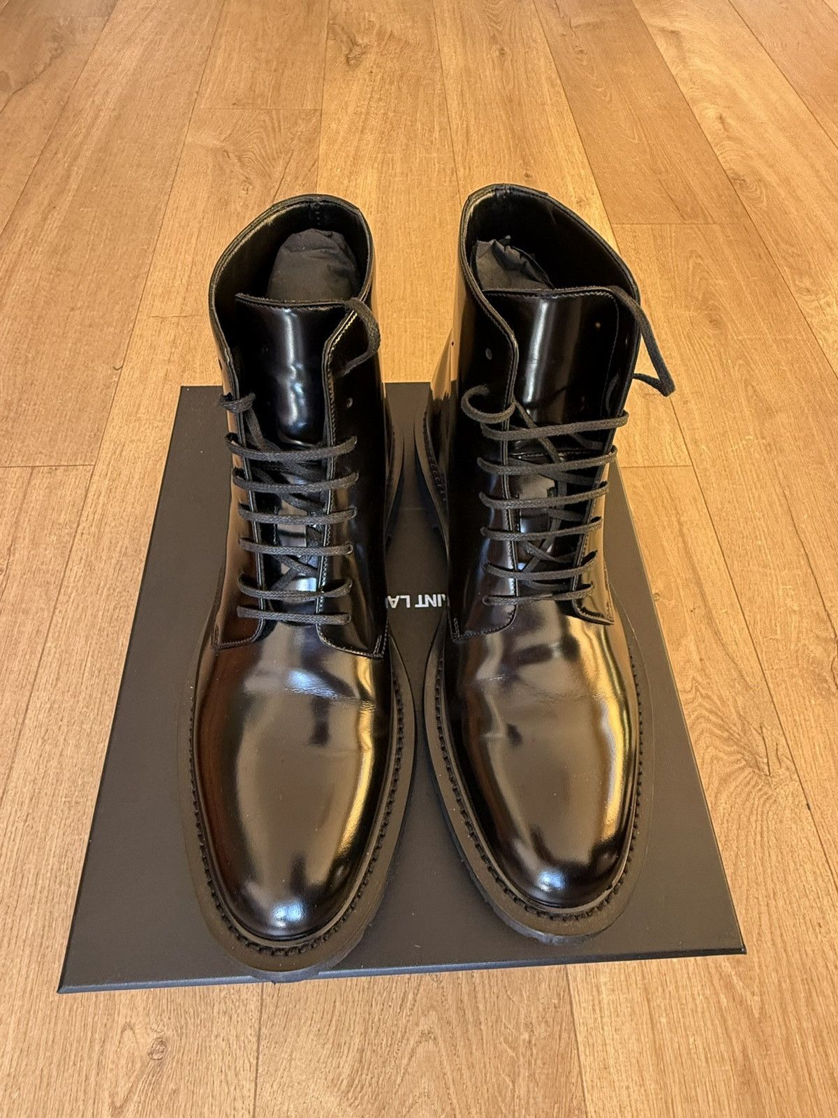 Saint Laurent Paris Saint Laurent Army boots Size US 12 / EU 45 - 7 Thumbnail