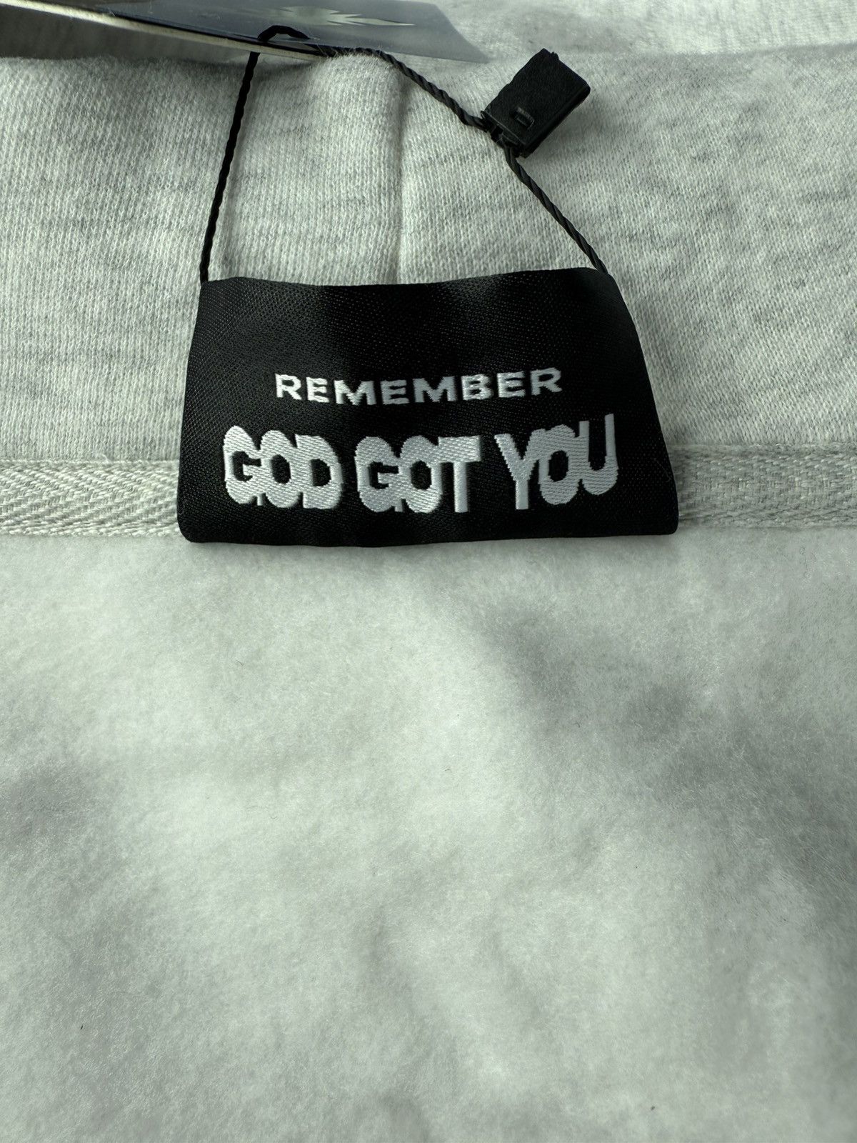 Other We Are Righteous "Risen King" Cropped (Grey) Zip-Up Hoodie Size US M / EU 48-50 / 2 - 4 Thumbnail
