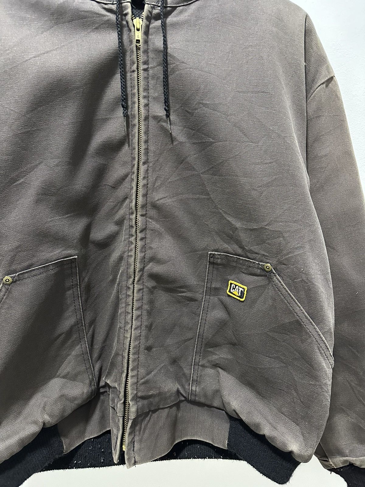 Caterpillar Vintage Caterpillar WorkWear Chore Jacket Hoodie Design Size US L / EU 52-54 / 3 - 5 Thumbnail