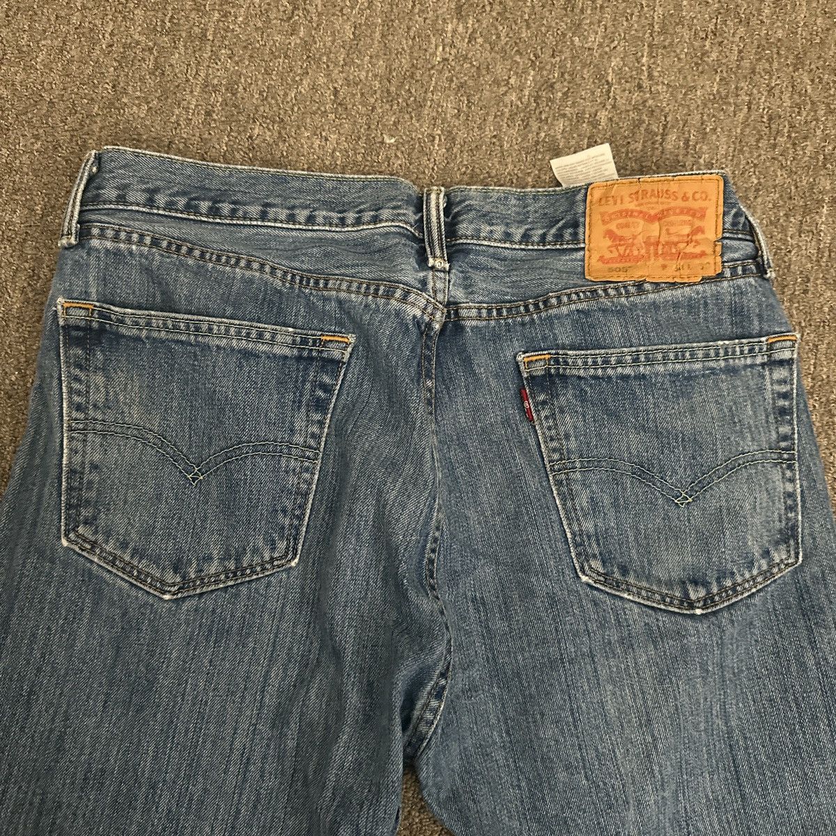 Levi's Vintage Clothing 505 vintage levi’s distressed jeans 34” Size US 34 / EU 50 - 3 Thumbnail