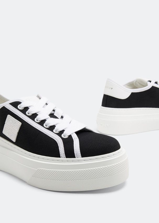 Givenchy o1loc1c0724 City Platform Sneakers in Black Size US 8 / IT 38 - 2 Thumbnail