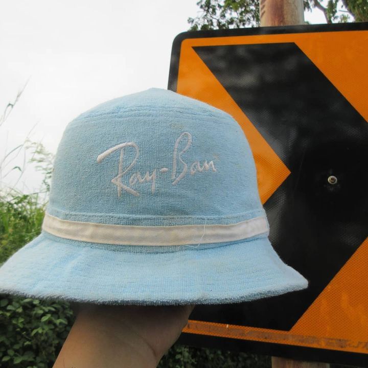 RayBan × Vintage Vintage Rayban Bucket hat Towel polar fleece Material M Size ONE SIZE - 3 Thumbnail
